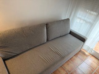 Sofá Ikea gris tela