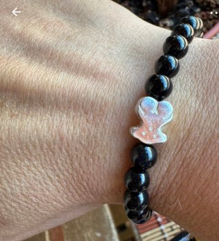Pulsera Plata S925 Negra y Plateada