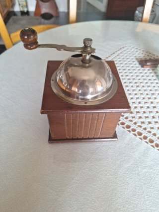 Molinillo de café vintage madera