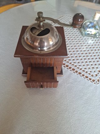 Molinillo de café vintage madera