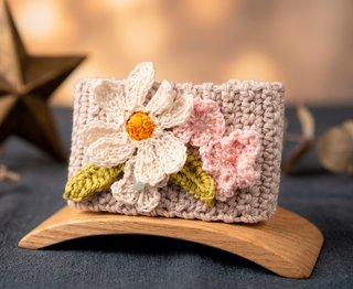 brazalete crochet novias, único y personalizado,