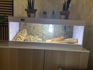 Terrario PVC 100x40x40 Blanco