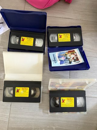 Lote 5 VHS Disney Originales