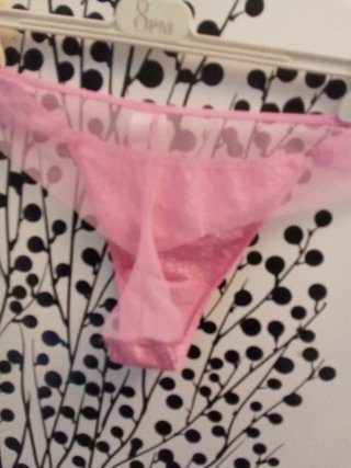 Completo slip e reggiseno rosa