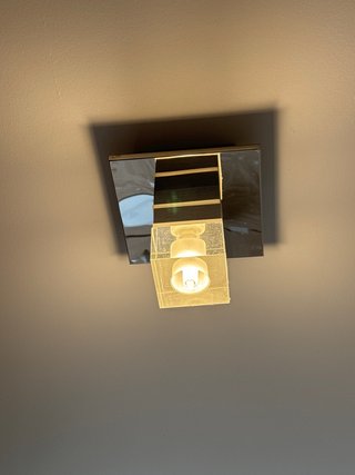 Lámparas de techo modernas cristal y metal