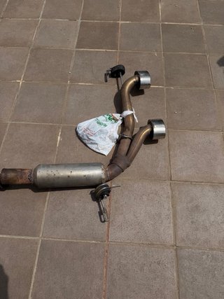 Línea de escape + Downpipe Renault Megane II RS