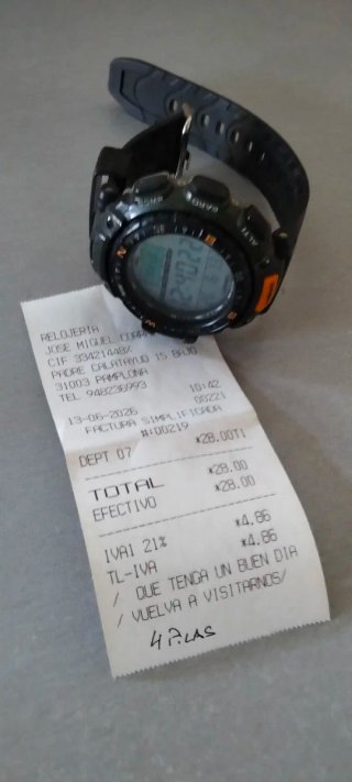 Reloj Casio Pro Trek PRG-40 Triple Sensor