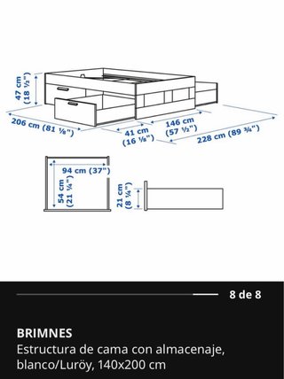 Cama Matrimonio con Cabezal