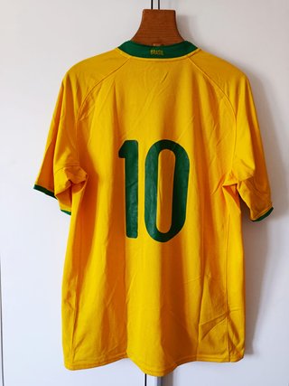 Maglia Brasile Nike 2008 #10 Taglia L