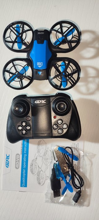 Dron 4DRC Azul y Negro con camara Control