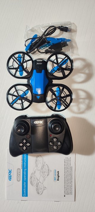 Dron 4DRC Azul y Negro con camara Control