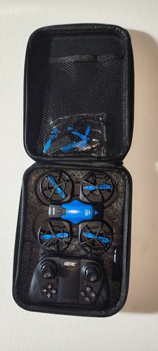 Dron 4DRC Azul y Negro con camara Control
