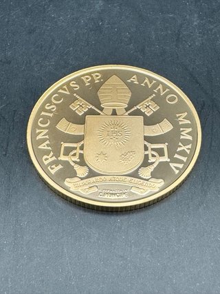 50 Euros vaticano 2014 oro