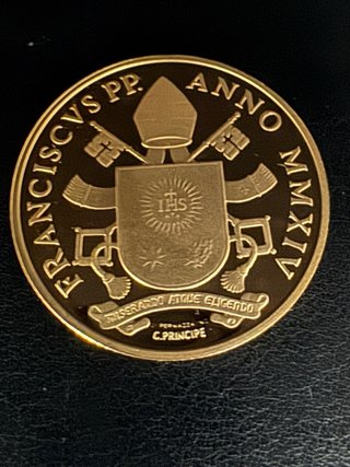 50 Euros vaticano 2014 oro