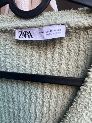 Cardigan Zara verde