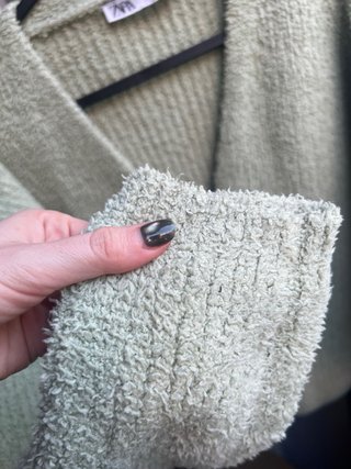 Cardigan Zara verde