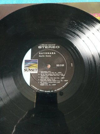 Martin Denny Sayonara LP Jazz