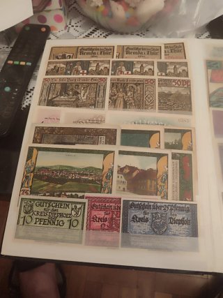 Álbum Notgeld Alemania y Austria
