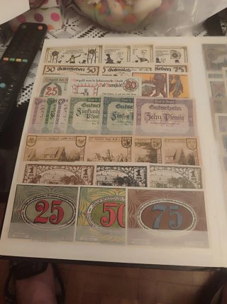Álbum Notgeld Alemania y Austria