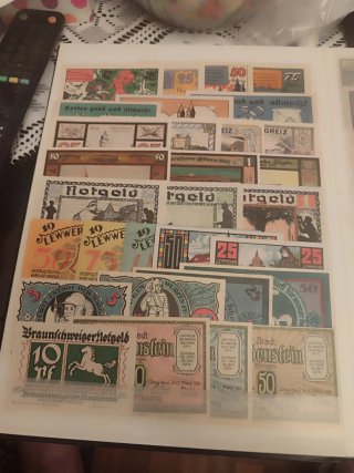 Álbum Notgeld Alemania y Austria
