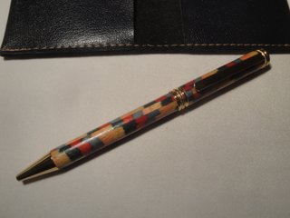 Cartera y Bolígrafo Valentín Ramos Negro Multicolo
