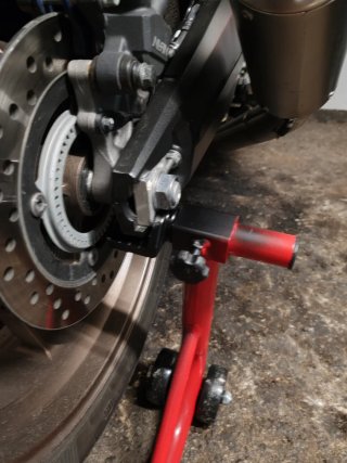 Caballete para moto nuevo