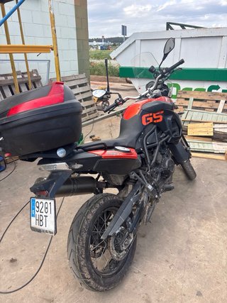 BMW F800 GS Adventure Naranja y Negra