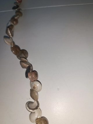 Collar vintage artesanal caracol marino