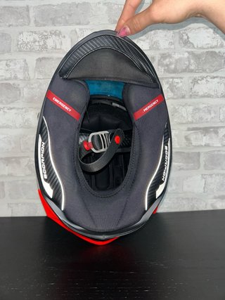 Casco Scorpion EXO R1- Evo Air Negro/Rojo Talla S