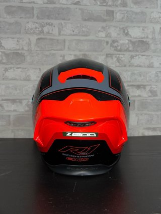 Casco Scorpion EXO R1- Evo Air Negro/Rojo Talla S