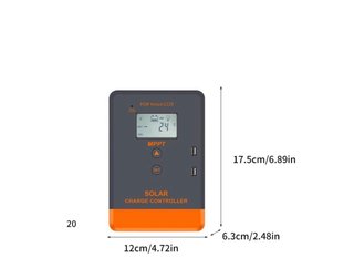 Controlador de Carga Solar MPPT PowMr