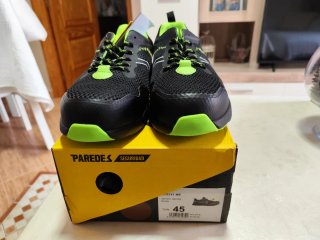Zapatos de seguridad Paredes negros y verdes