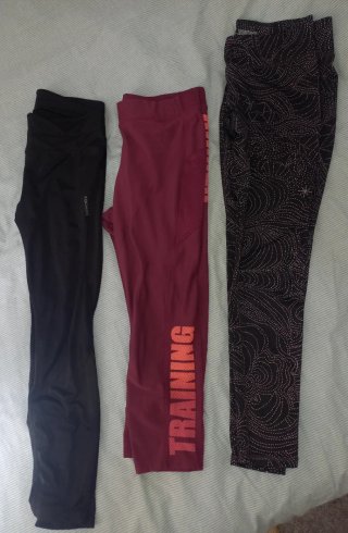 3 leggings deportivos Talla M