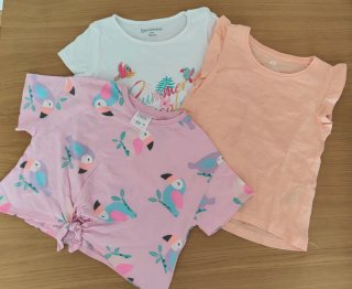 Lote 3 camisetas niña 2 años