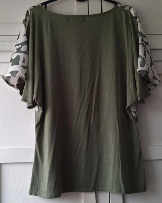 Blusa Cortefiel Talla L Estampada