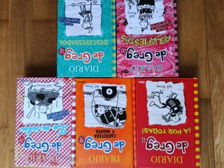 DIARIO DE GREG. LOTE 5 LIBROS.