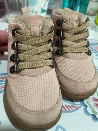 Botas niña rosa talla 20