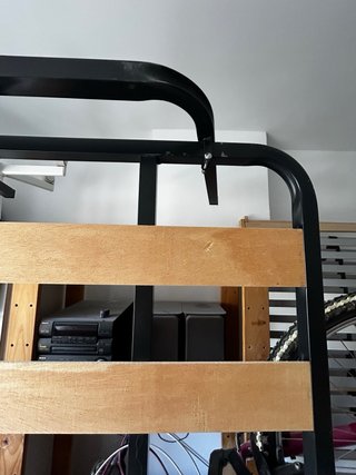 Cabecero madera maciza + somier + colchón 90x200