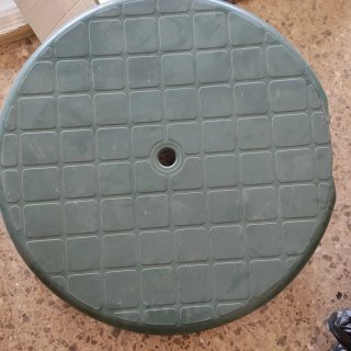 11 Sillas de terraza y mesa de plástico