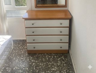 Cómoda con espejo