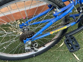Bicicleta Montaña Azul Airforce doble suspension