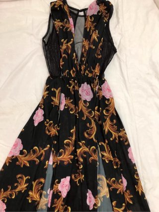 Vestido de fiesta estampado floral