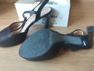 Tacones Hispanitas Negro Talla 39