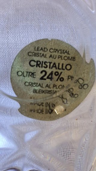 Portatutto in Cristallo RCR Italia