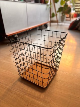 Papelera/Taburete Metálico IKEA Descatalogado