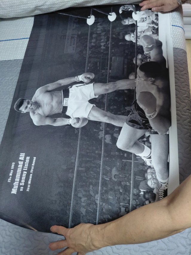 Poster Muhammad Ali vs Sonny Liston 1965