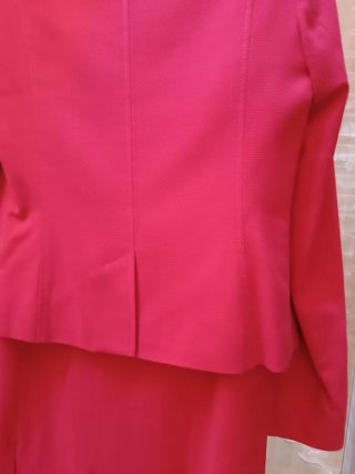 Traje de mujer Caramelo rojo