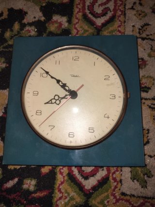 Reloj de pared vintage Diehl
