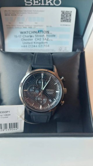 Reloj Seiko SSB393P1 Cronógrafo Titanio