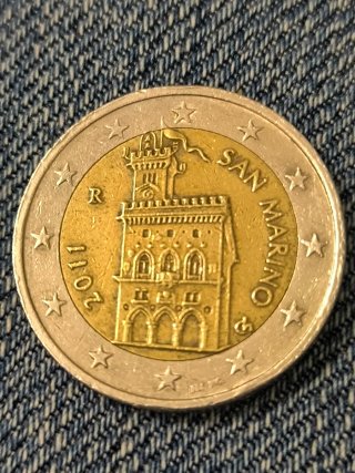 Moneta 2 Euro San Marino 2011